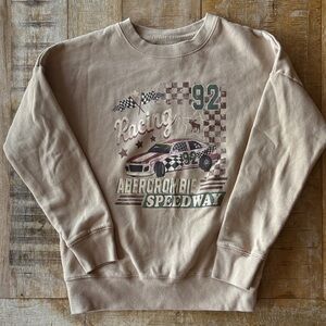 Abercrombie Kids Racing Crewneck Sweatshirt 9/10yr